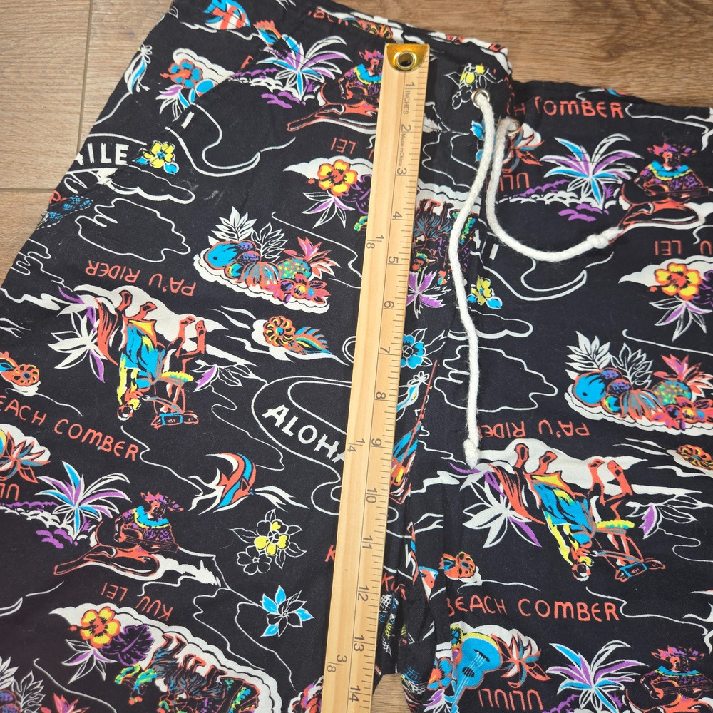 Vintage Zuma Beach Swim Trunks Mens M Surf Board Shorts USA Hawaiian Beach Y2K - Picture 8 of 10